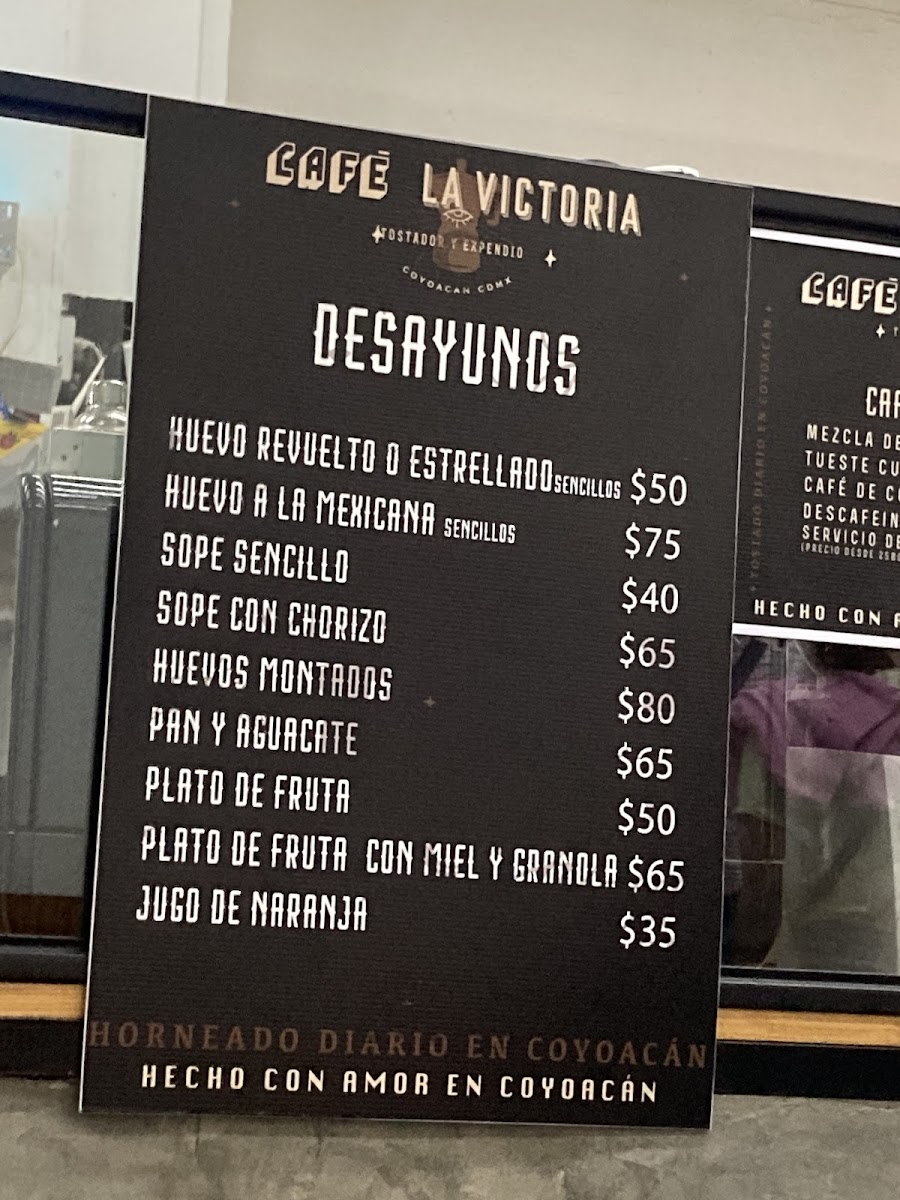 Cafe La Victoria Menu - Image 4