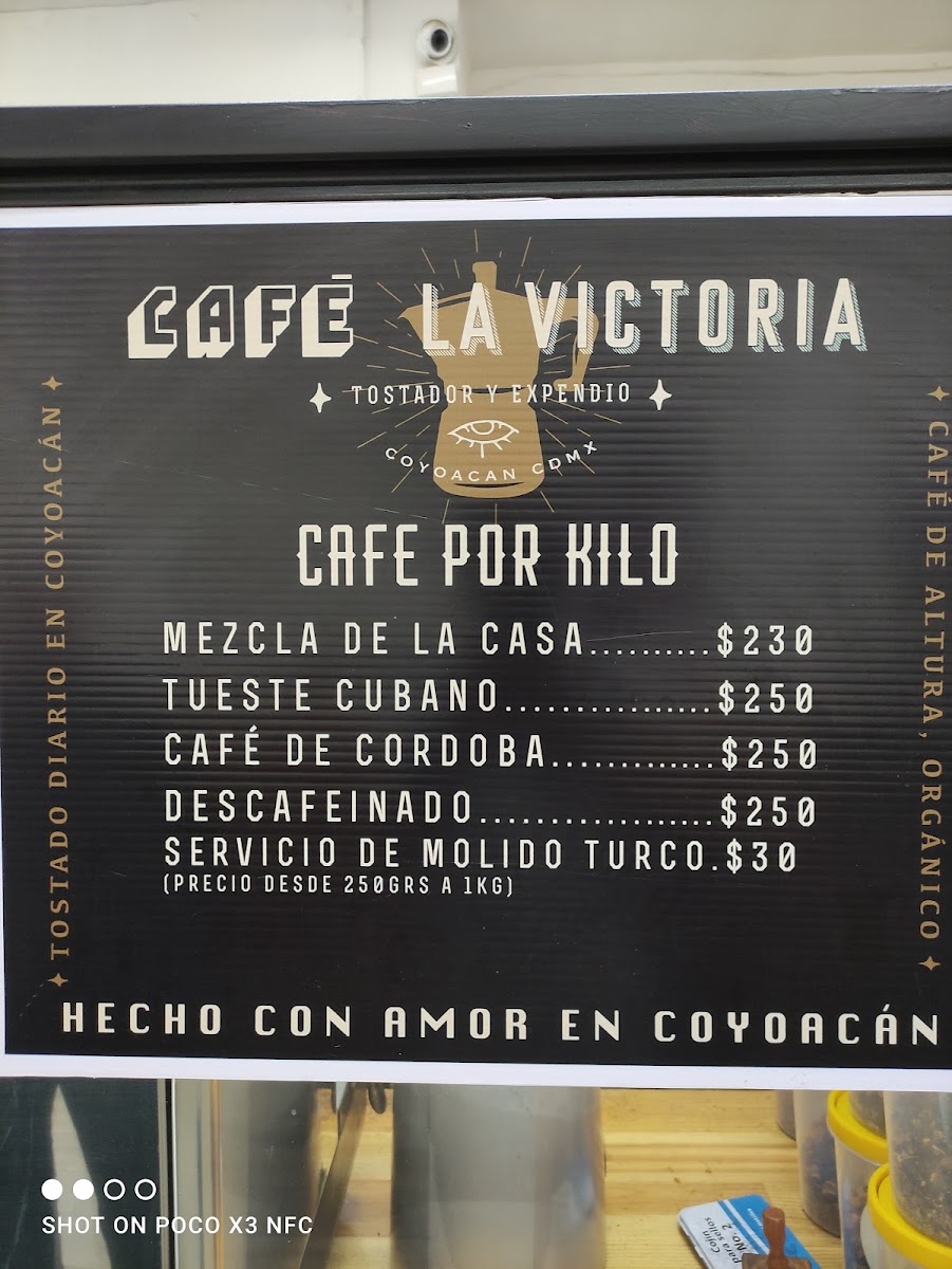 Cafe La Victoria Menu - Image 5